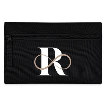 Unendlicher Buchstabe r - Federtasche - Schwarz - Vorne