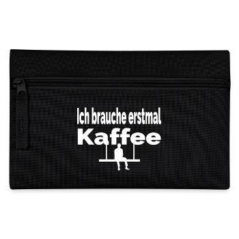 Kaffee - Federtasche - Schwarz - Vorne