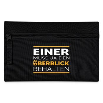 Blind Visual Impairment Guide Dog Overview - Pencil Case - black - Front