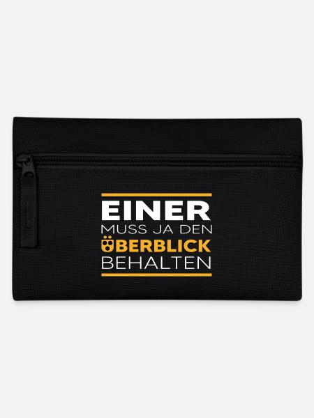 blind sehbeeinträchtigung blindenhund überblick - Federtasche - Schwarz
