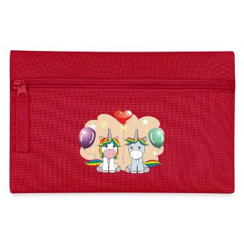 Bébés licornes - Trousse - rouge - Devant