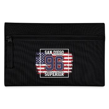 San Diego - Federtasche - Schwarz - Vorne