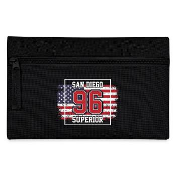 San Diego - Federtasche - Schwarz - Vorne