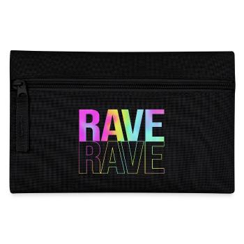 Rave Raver Techno music Techno bass Mischpult - Federtasche - Schwarz - Vorne