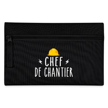 Bauleiter - Federtasche - Schwarz - Vorne