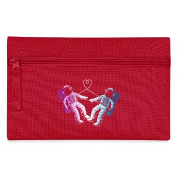 2 Astronauts in Love - Pencil Case - red - Front