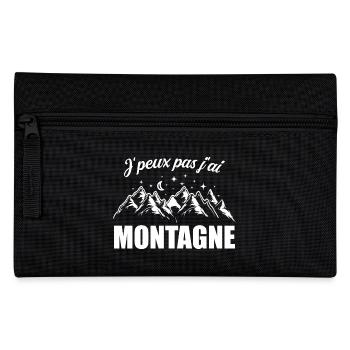 J'peux pas j'ai Montagne Humour - Trousse - noir - Devant