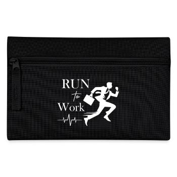 Run to Work - Federtasche - Schwarz - Vorne