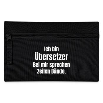 Übersetzer - Federtasche - Schwarz - Vorne