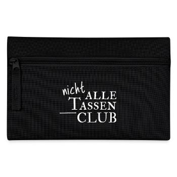 Nicht alle Tassen im Schrank Club! - Federtasche - Schwarz - Vorne