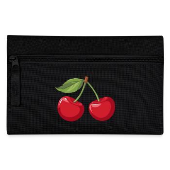 Vibrant Cherry Illustration - Pencil Case - black - Front