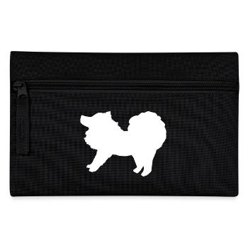 Spitz weiß - Federtasche - Schwarz - Vorne