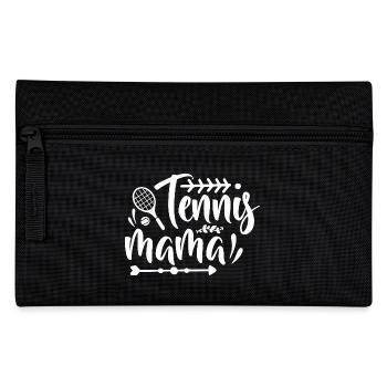 Tennis Maman Joueur De Tennis Disant Cadeau Sports - Trousse - noir - Devant