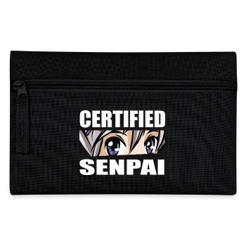 Certified Senpai Anime Manga Zertifizierter Senpai - Federtasche - Schwarz - Vorne
