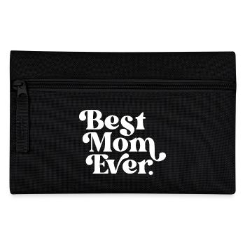 Best Mom Ever Appreciation Typography - Pencil Case - black - Front