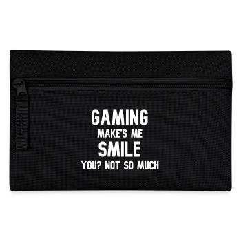 GamingmakesmeSmile - Pencil Case - black - Front