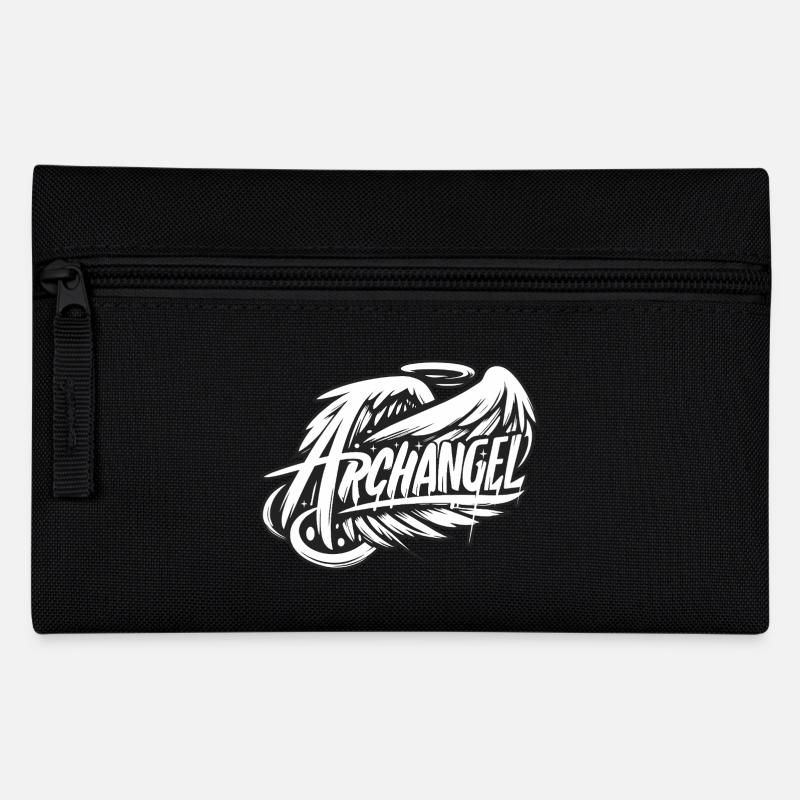 Archangel Wings Graffiti - Pencil Case - black