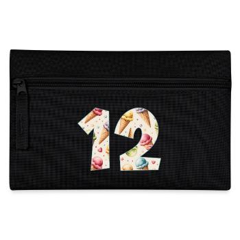 GLACE NUMÉRO 12 ANS CRÈME GLACÉE 12E ANNIVERSAIRE - Trousse - noir - Devant