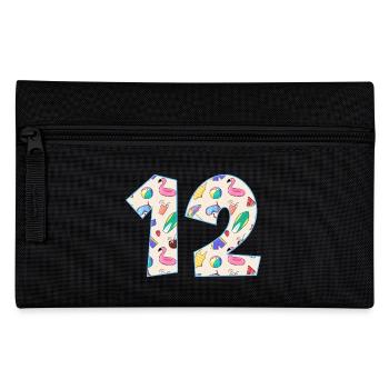 HOLIDAY NUMBER 12 YEARS SUMMER 12TH BIRTHDAY - Pencil Case - black - Front