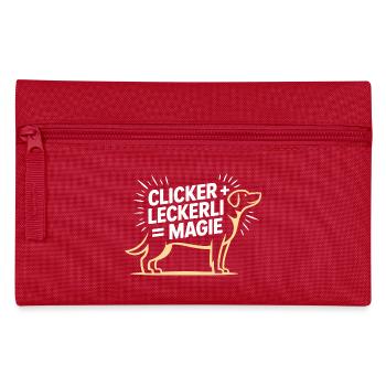 École canine Dog Lover Dresseur de chiens - Trousse - rouge - Devant