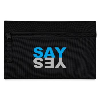 Say Yes - Pencil Case - black - Front