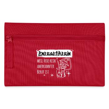 Energetic – Funny Witch Spell - Pencil Case - red - Front