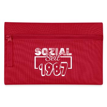 Social 1987 - Trousse - rouge - Devant