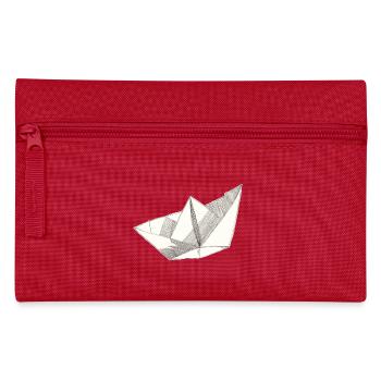 Papierschiff - Federtasche - Rot - Vorne