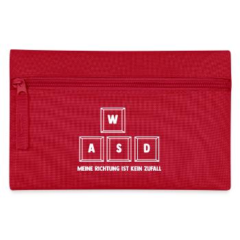 Zocken Computerspieler Zocker Gaming Gamer - Federtasche - Rot - Vorne
