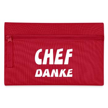 chef - Pencil Case - red - Front