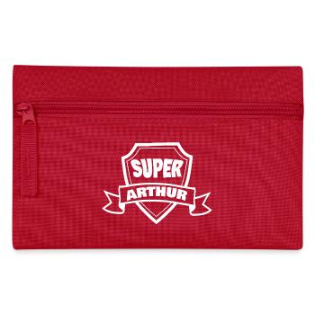 Cadeau pour Arthur - Trousse - rouge - Devant