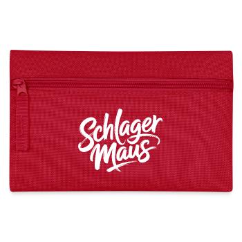 Schlager Maus Party Crew JGA Frauen Schlagermaus - Federtasche - Rot - Vorne