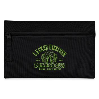 Lecker Bierchen Drinking Club | Malle Daydrinking  - Federtasche - Schwarz - Vorne