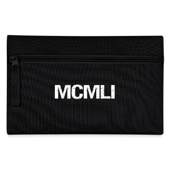 Birthday 1951 as Roman number - in all colors - Pencil Case - black - Front