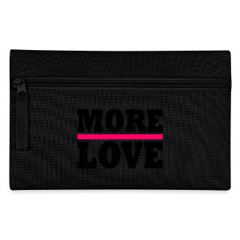More love - Pencil Case - black - Front