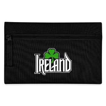 Ireland - Happy St. Patrick's Day - Kleeblatt - Federtasche - Schwarz - Vorne
