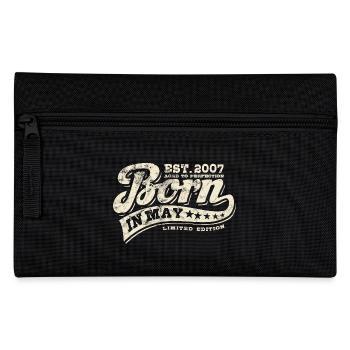 Born in May 2007 - Birthday - Gift - Pencil Case - black - Front