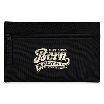 Born in July 1975 - Geburtstag - Geschenk - Federtasche - Schwarz - Vorne