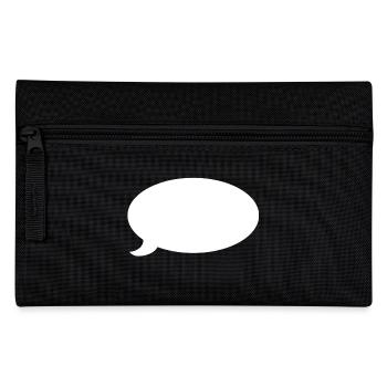 Bubble (white) - Pencil Case - black - Front