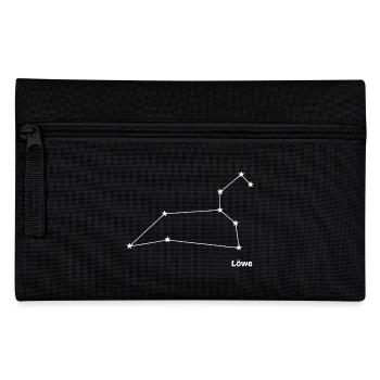 Sternzeichen Löwe - Federtasche - Schwarz - Vorne