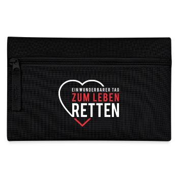 Ein wunderbarer Tag zum Leben retten - Federtasche - Schwarz - Vorne