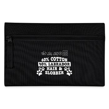 60% coton 40% Labrador - Trousse - noir - Devant