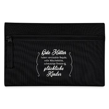 Mutter | Mama | Mütter | Muttertag | Geschenk Kind - Federtasche - Schwarz - Vorne