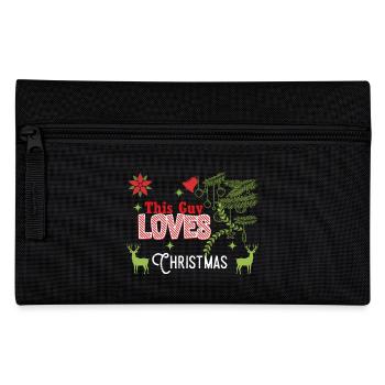 Weihnachten Guy Love Christmas Xmas Geschenk - Federtasche - Schwarz - Vorne