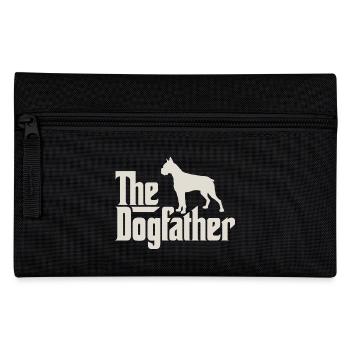 The Dogfather - German Boxer - Pencil Case - black - Front