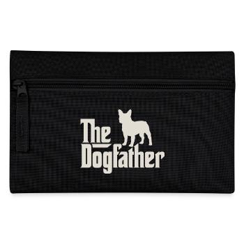 The Dogfather - Französische Bulldogge Frenchie - Federtasche - Schwarz - Vorne