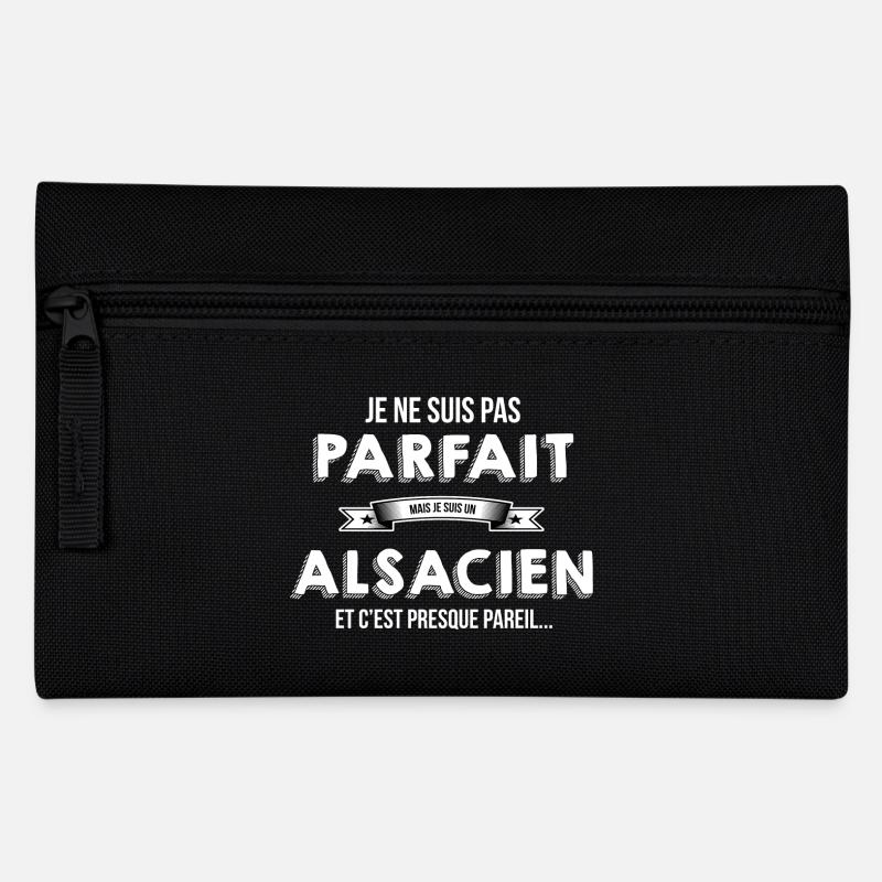 Alsacien cadeau humour - Trousse - noir