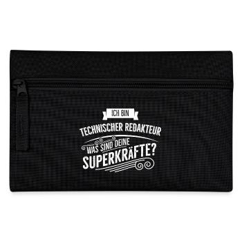Technischer Redakteur - Federtasche - Schwarz - Vorne