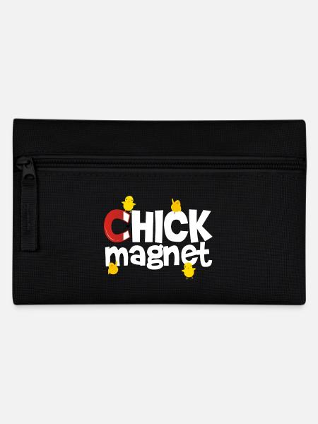 chick magnet - Pencil Case - black