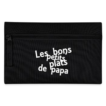 les bons petits plats de papa - Federtasche - Schwarz - Vorne